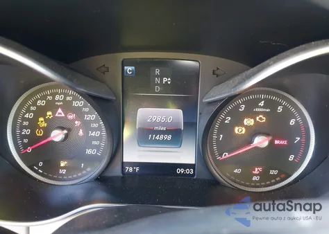 2017 Mercedes-Benz C 300 from USA, damaged, VIN WDDWJ4JB8HF434759